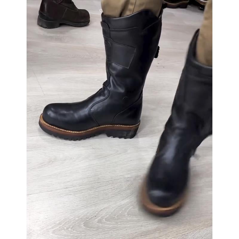 N1115 Men's new winter warm leather boots