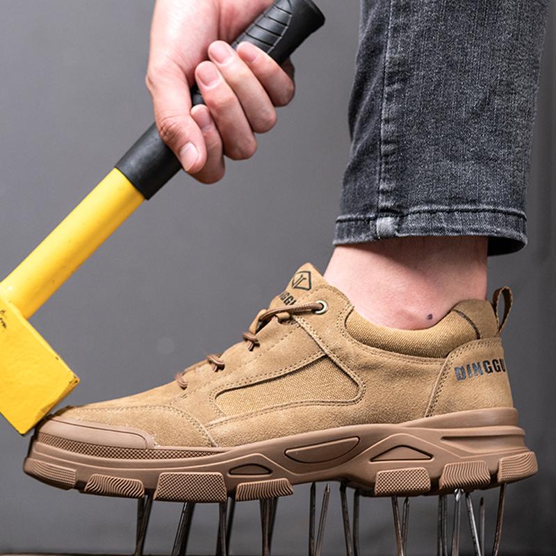 Low-top Breathable Stab-resistant Work Shoes