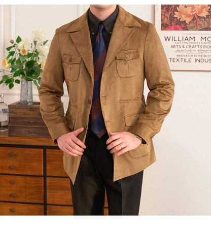 NS1015 Suede Slim Jacket