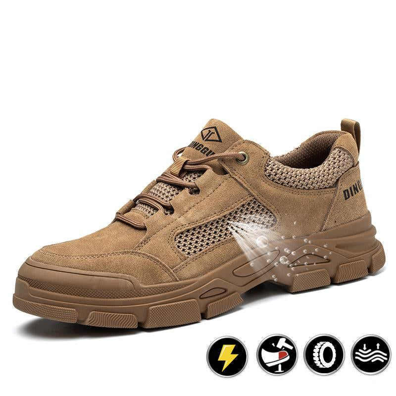 Low-top Breathable Stab-resistant Work Shoes