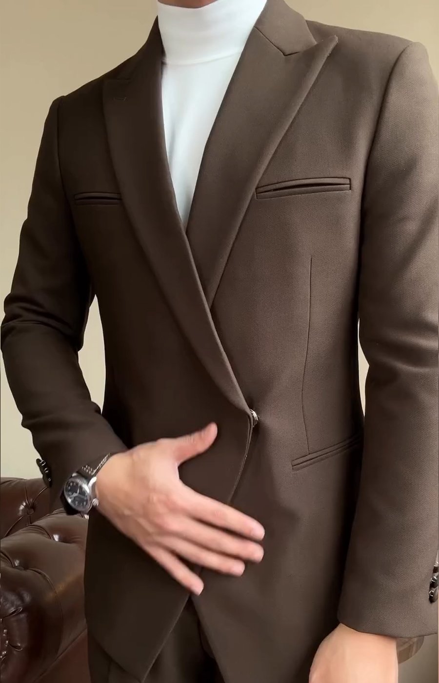 NS1020 Solid Color Simple Suit Jacket