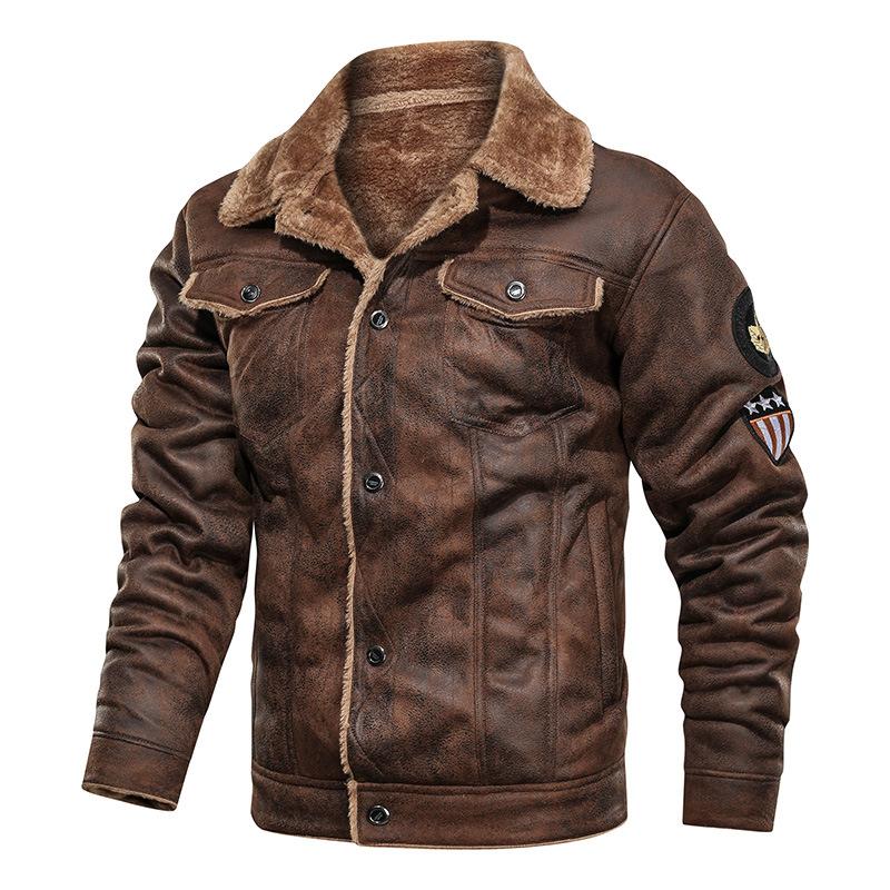 New leather jacket flight suit