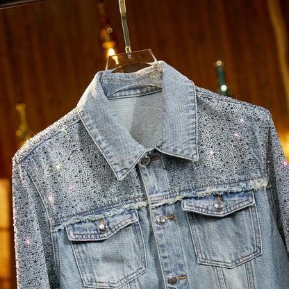 Dapperkick Blue Gypsophila Denim Jacket