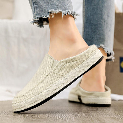 Linen Two-Way Fisherman Shoes