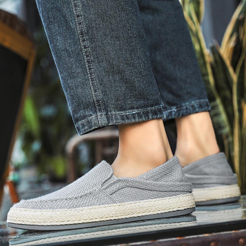 Linen Two-Way Fisherman Shoes