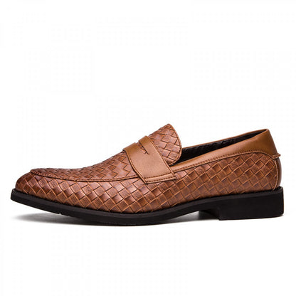 Casual Business Woven Loafers