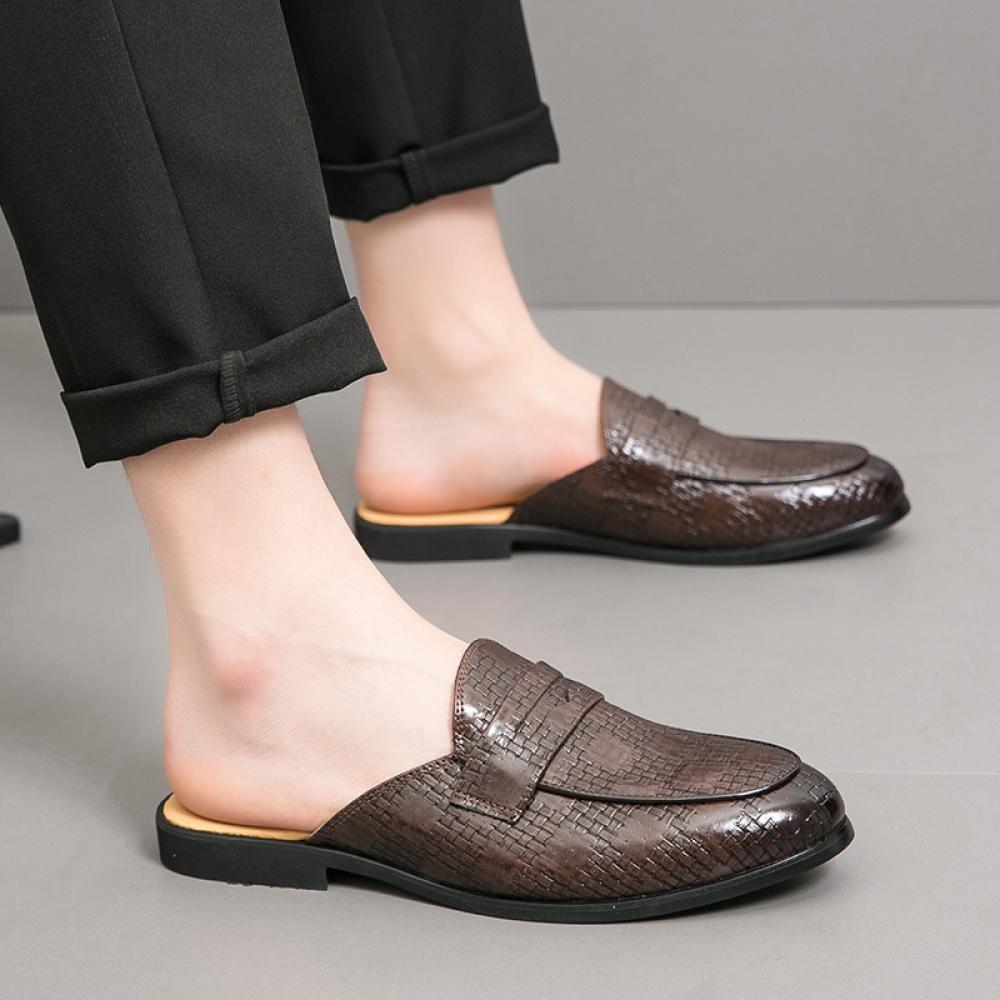 English style half-toe shoes