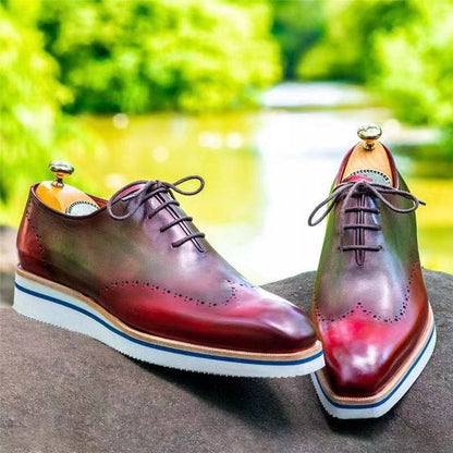 Men's Smart Casual Wingtip Oxfords