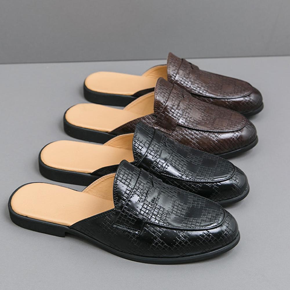 English style half-toe shoes