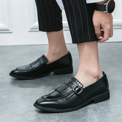 Retro Buckle Loafers