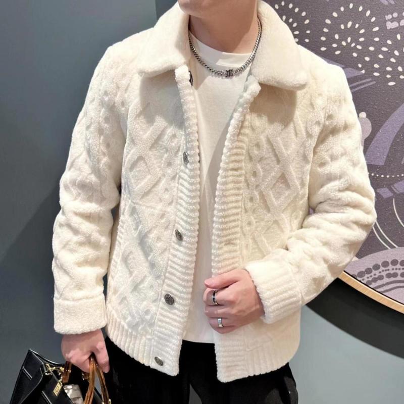 Spring and Autumn Lapel Knitted Cardigan Jacket