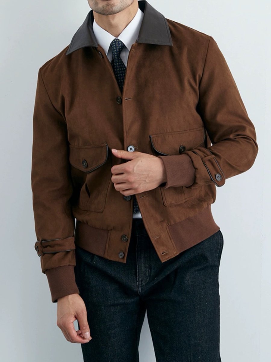 NS1013 Suede Workwear Jacket