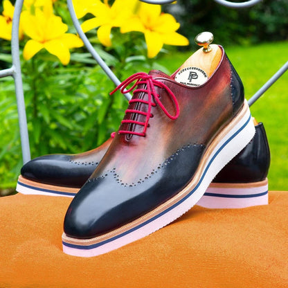 Men's Smart Casual Wingtip Oxfords