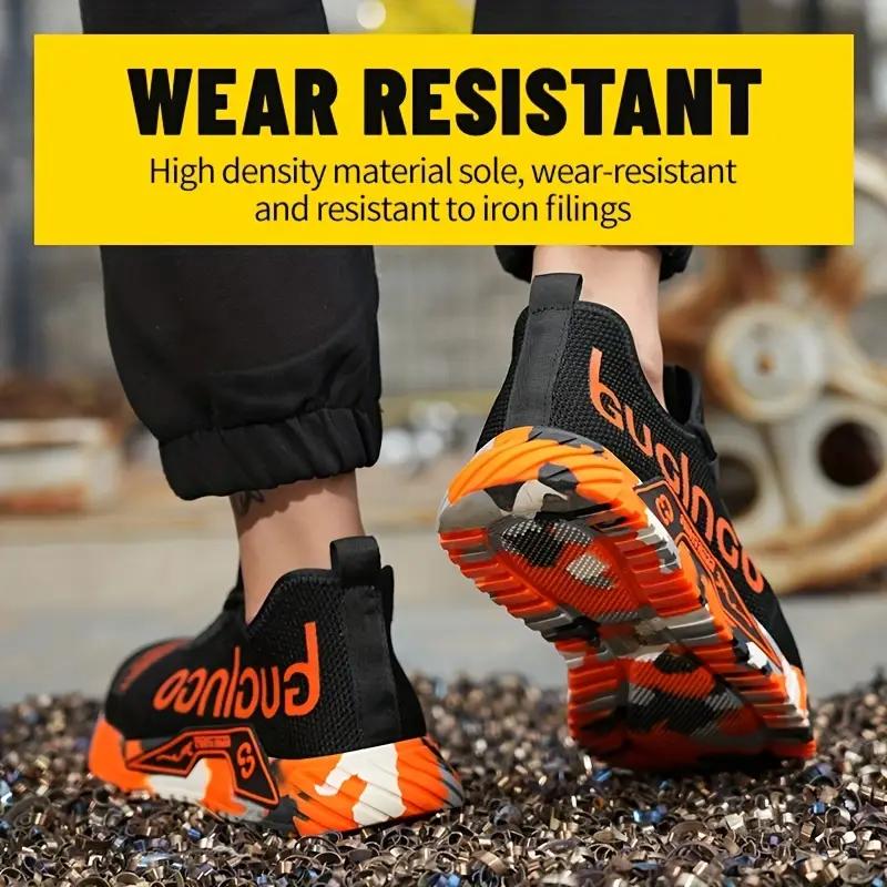 TX-20 Men's Anti-smash Non-Slip Breathable Work Safety Shoes