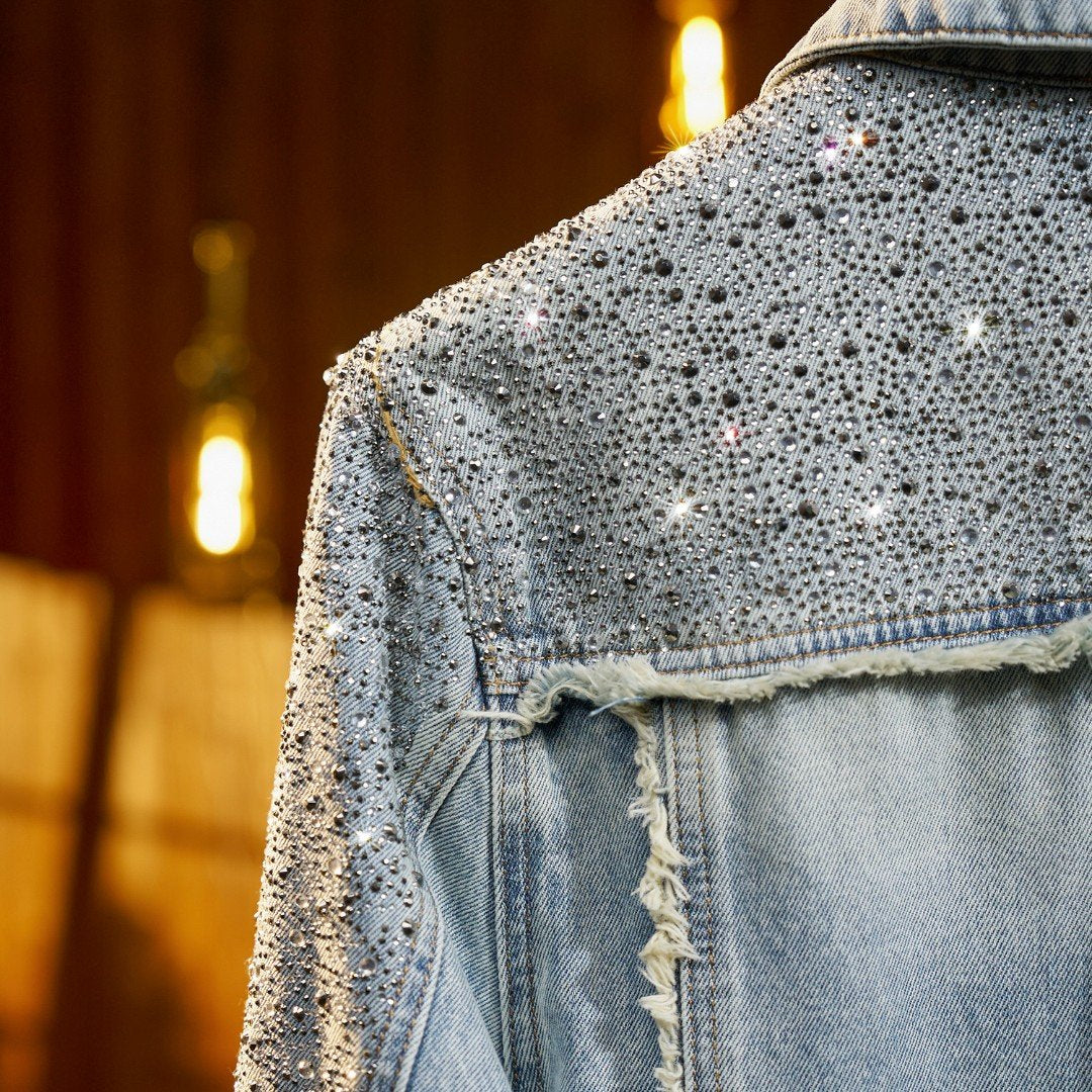 Dapperkick Blue Gypsophila Denim Jacket