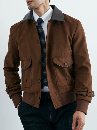 NS1013 Suede Workwear Jacket