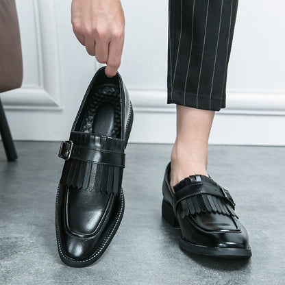 Retro Buckle Loafers