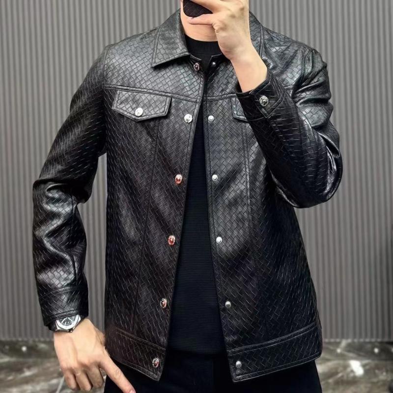 ML08 Handsome Leather Jacket